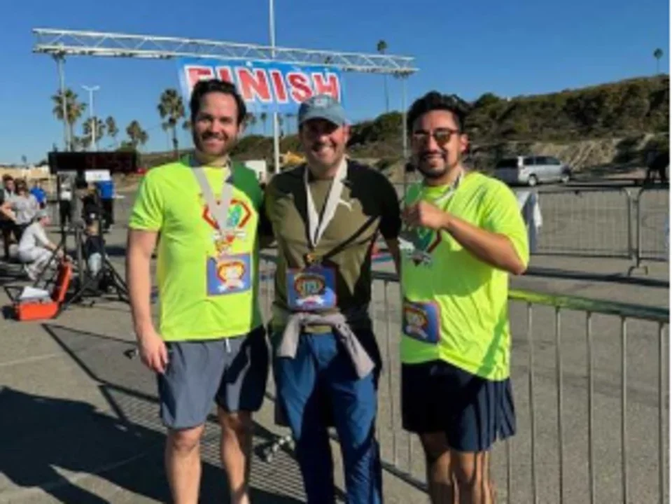 Members of the Robert Prins Lab UCLA at Fundraiser Run