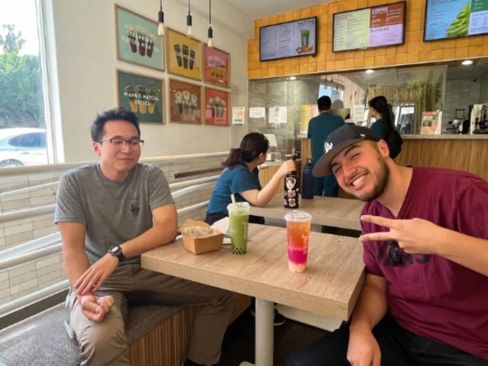 Members of the Robert Prins Lab UCLA on Boba Shop