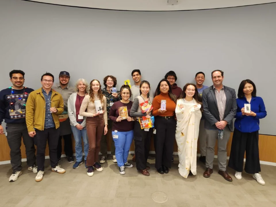 Members of the Robert Prins Lab UCLA at Annual Christmas Party